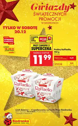 Biedronka Praliny 150 g Raffaello oferta