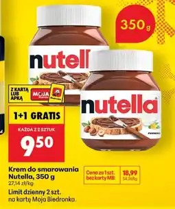 Biedronka Krem do smarowania, 350 g Nutella oferta