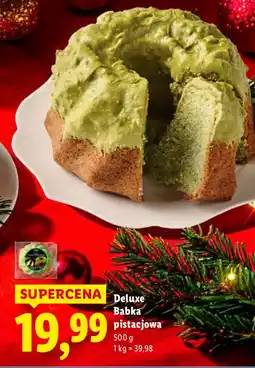 Lidl Babka Deluxe pistacjowa oferta