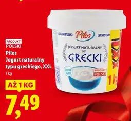 Lidl Jogurt naturalny Pilos typu greckiego XXL oferta
