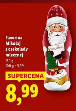 Lidl Czekolada Mikołaj Favorina z czekolady mlecznej 150 g oferta