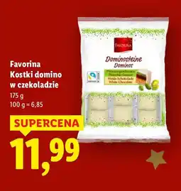 Lidl Kostki domino w czekoladzie Favorina 175 g oferta