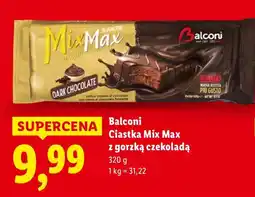 Lidl Ciastka Balconi Mix Max z gorzką czekoladą oferta