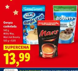 Lidl Gorąca czekolada Milky Way, Mars lub Bounty Magic Stars oferta