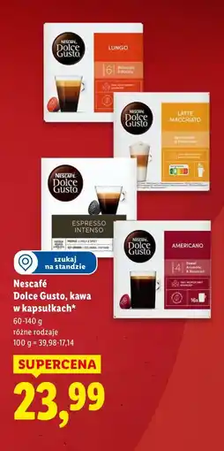 Lidl Kawa Nescafé Dolce Gusto w kapsułkach oferta