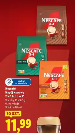 Lidl Napój kawowy Nescafé 2 w 1 lub 3 w 1 oferta