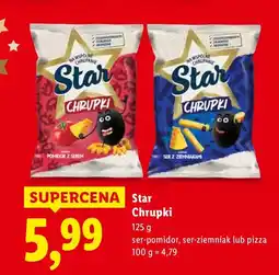 Lidl Chrupki Star Chrupki ser-pomidor, ser-ziemniak lub pizza oferta