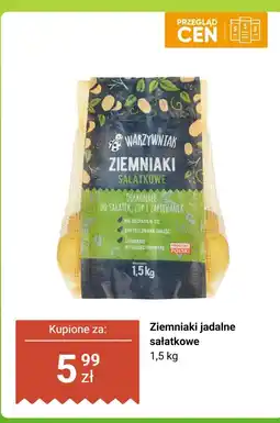 Biedronka Ziemniaki jadalne sałatkowe 1,5 kg Warzywniak oferta
