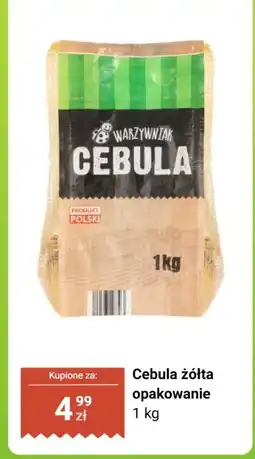 Biedronka Cebula żółta opakowanie 1 kg Warzywniak oferta