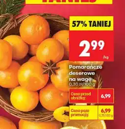 Biedronka Pomarańcze deserowe na wagę Biedronka oferta