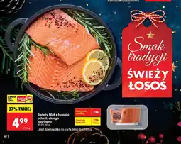 Biedronka Świeży filet z łososia atlantyckiego Marinero oferta