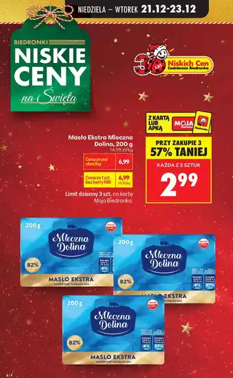 Masło Ekstra Mleczna Dolina