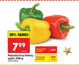 Biedronka Papryka trzy kolory, opak. 500 g Biedronka oferta