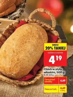 Biedronka Chleb w stylu włoskim 500 g Biedronka oferta