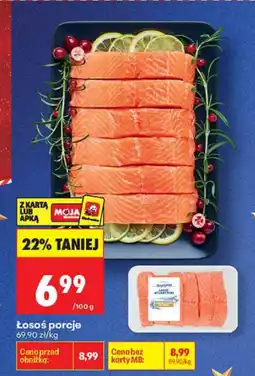 Biedronka Łosoś porcje Biedronka oferta