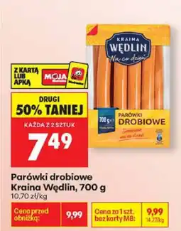 Biedronka Parówki drobiowe Kraina Wędlin, 700 g oferta