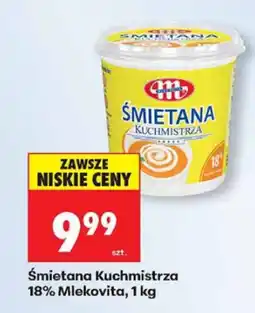 Biedronka Śmietana Kuchmistrza 18% Mlekovita, 1 kg oferta