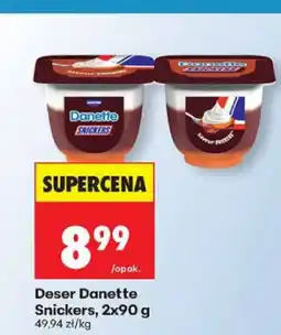 Biedronka Deser Danette Snickers, 2x90 g oferta