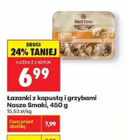Biedronka Łazanki z kapustą i grzybami Nasze Smaki 450g oferta