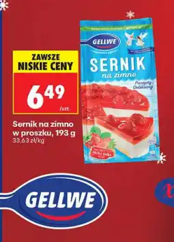Biedronka Sernik na zimno w proszku Gellwe oferta