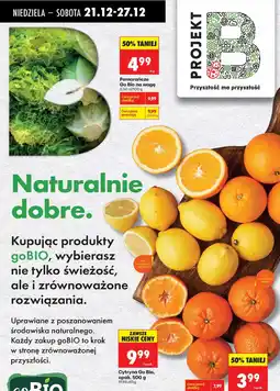 Biedronka Mandarynka Go Bio, opak. 750 g oferta
