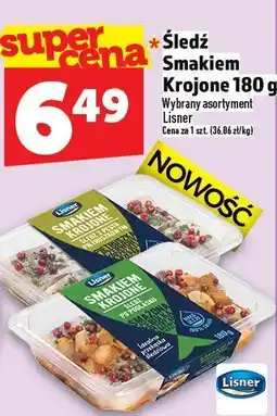 Topaz Śledź Smakiem Cenione 180 g - różne rodzaje Lisner oferta