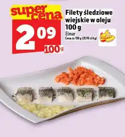 Topaz Filety śledziowe wiejskie w oleju 240 g Elmar oferta