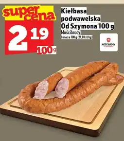Topaz Kiełbasa podwawelska Od Szymona 100 g Mosiężniccy oferta