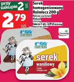 Topaz Serek homogenizowany Polmlecz 200 g Mlekpol oferta