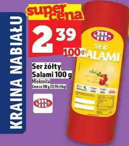 Topaz Ser żółty Salami 100 g Mlekovita oferta