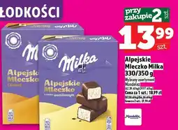 Topaz Mleczko Alpejskie Milka 350/350 g oferta