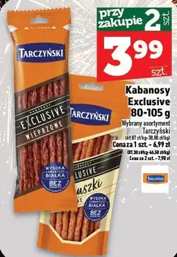Topaz Kabanosy Exclusive Tarczyński 80 g oferta