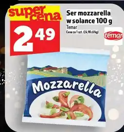 Topaz Ser mozzarella w solance Temar 100 g oferta