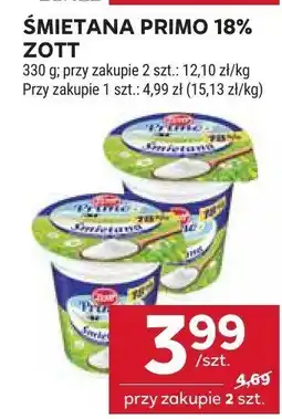 Stokrotka Śmietana Primo 18% Zott oferta