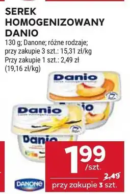 Stokrotka Serek homogenizowany Danio Danone, różne rodzaje oferta