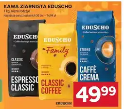 Stokrotka Kawa ziarnista Eduscho, różne rodzaje oferta