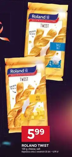 Stokrotka Przekąska słona Twist Roland cheese, salt oferta