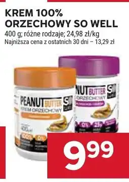 Stokrotka Krem 100% orzechowy So Well orzechowe, peanut butter, nutbutter so well oferta