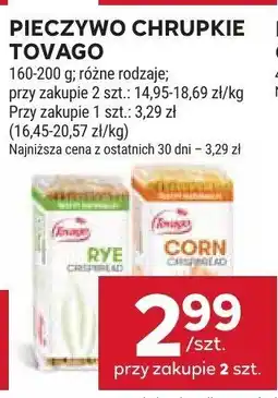 Stokrotka Pieczywo chrupkie Tovago żytnie, kukurydziane oferta