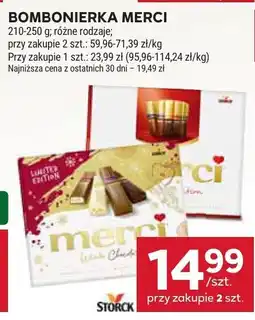 Stokrotka Czekolada BOMBONIERKA MERCI oferta