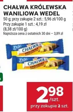 Stokrotka Chałwa Królewska Wedel waniliowa oferta