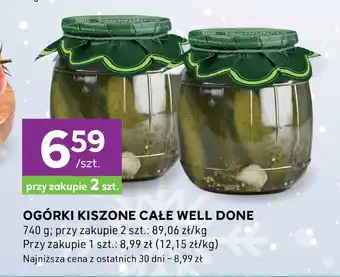 Stokrotka Ogórki kiszone całe Well Done oferta