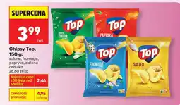 Biedronka Chipsy Top 150 g solone, fromage, papryka, zielona cebulka oferta