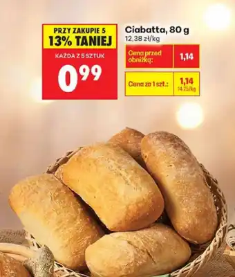 Ciabatta 80 g Biedronka