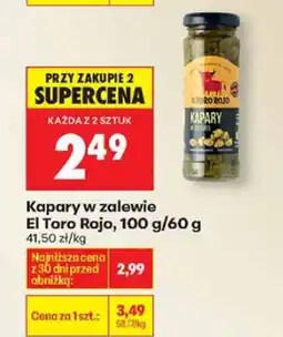Biedronka Kapary w zalewie El Toro Rojo oferta