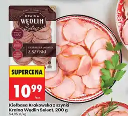 Biedronka Kiełbasa Krakowska z szynki Kraina Wędlin Select, 200 g oferta