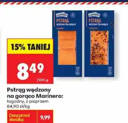 Biedronka Pstrąg wędzony na gorąco Marinero: łagodny, z pieprzem oferta