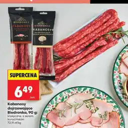 Biedronka Kabanosy Biedronka 90 g: tradycyjne, z serem korycińskim oferta
