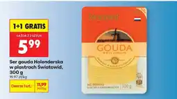 Biedronka Ser gouda Holenderska w plastrach Światowid, 300 g oferta