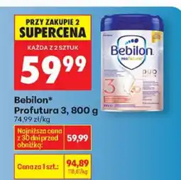 Biedronka Mleko Bebilon Profutura 3, 800 g oferta